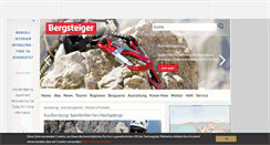 Desktop Screenshot of bergsteiger.de